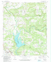 Knoxville Arkansas Historical topographic map, 1:24000 scale, 7.5 X 7.5 Minute, Year 1993