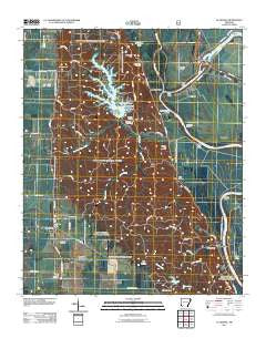 La Grange Arkansas Historical topographic map, 1:24000 scale, 7.5 X 7.5 Minute, Year 2011