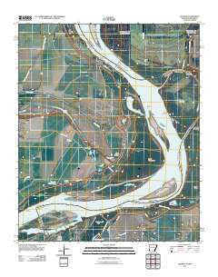 Laconia Arkansas Historical topographic map, 1:24000 scale, 7.5 X 7.5 Minute, Year 2011