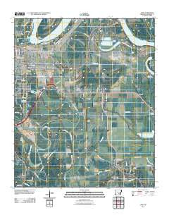 Ladd Arkansas Historical topographic map, 1:24000 scale, 7.5 X 7.5 Minute, Year 2011