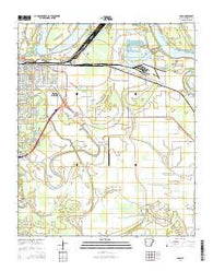 Ladd Arkansas Current topographic map, 1:24000 scale, 7.5 X 7.5 Minute, Year 2014