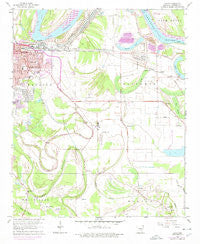 Ladd Arkansas Historical topographic map, 1:24000 scale, 7.5 X 7.5 Minute, Year 1964