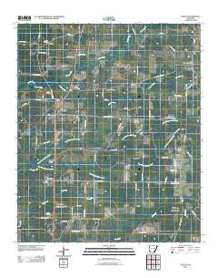 Ladelle Arkansas Historical topographic map, 1:24000 scale, 7.5 X 7.5 Minute, Year 2011