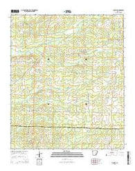 Ladelle Arkansas Current topographic map, 1:24000 scale, 7.5 X 7.5 Minute, Year 2014