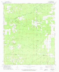 Ladelle Arkansas Historical topographic map, 1:24000 scale, 7.5 X 7.5 Minute, Year 1971
