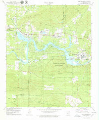 Lake Catherine Arkansas Historical topographic map, 1:24000 scale, 7.5 X 7.5 Minute, Year 1978