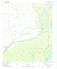 Lake Cheatham Arkansas Historical topographic map, 1:24000 scale, 7.5 X 7.5 Minute, Year 1972