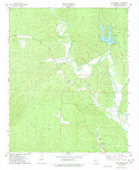 Lake Norrell Arkansas Historical topographic map, 1:24000 scale, 7.5 X 7.5 Minute, Year 1974