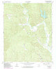 Lake Norrell Arkansas Historical topographic map, 1:24000 scale, 7.5 X 7.5 Minute, Year 1974