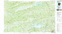 Lake Ouachita Arkansas Historical topographic map, 1:100000 scale, 30 X 60 Minute, Year 1982