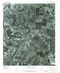 Lake Village NW Arkansas Historical topographic map, 1:24000 scale, 7.5 X 7.5 Minute, Year 1975