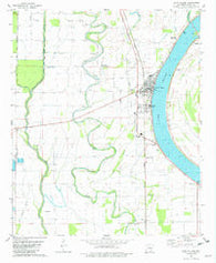 Lake Village Arkansas Historical topographic map, 1:24000 scale, 7.5 X 7.5 Minute, Year 1981