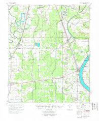 Lake Village Arkansas Historical topographic map, 1:62500 scale, 15 X 15 Minute, Year 1955