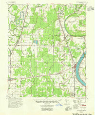 Lake Village Arkansas Historical topographic map, 1:62500 scale, 15 X 15 Minute, Year 1955