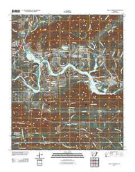 Lake Catherine Arkansas Historical topographic map, 1:24000 scale, 7.5 X 7.5 Minute, Year 2011
