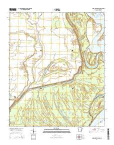 Lake Cheatham Arkansas Current topographic map, 1:24000 scale, 7.5 X 7.5 Minute, Year 2014