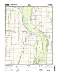 Lake City Arkansas Current topographic map, 1:24000 scale, 7.5 X 7.5 Minute, Year 2014