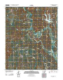 Lake Norrell Arkansas Historical topographic map, 1:24000 scale, 7.5 X 7.5 Minute, Year 2011