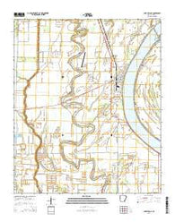 Lake Village Arkansas Current topographic map, 1:24000 scale, 7.5 X 7.5 Minute, Year 2014