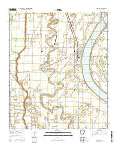 Lake Village Arkansas Current topographic map, 1:24000 scale, 7.5 X 7.5 Minute, Year 2014
