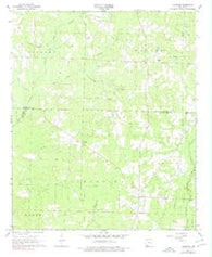 Lamartine Arkansas Historical topographic map, 1:24000 scale, 7.5 X 7.5 Minute, Year 1968