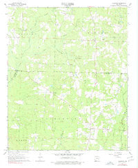 Lamartine Arkansas Historical topographic map, 1:24000 scale, 7.5 X 7.5 Minute, Year 1968