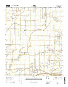 Lambrook Arkansas Current topographic map, 1:24000 scale, 7.5 X 7.5 Minute, Year 2014