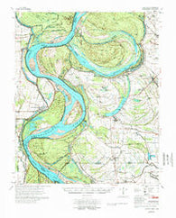 Lamont Mississippi Historical topographic map, 1:62500 scale, 15 X 15 Minute, Year 1977