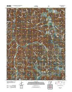 Landis Arkansas Historical topographic map, 1:24000 scale, 7.5 X 7.5 Minute, Year 2011