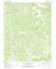 Landis Arkansas Historical topographic map, 1:24000 scale, 7.5 X 7.5 Minute, Year 1972