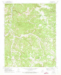 Landis Arkansas Historical topographic map, 1:24000 scale, 7.5 X 7.5 Minute, Year 1972