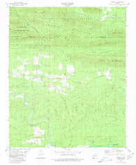Langley Arkansas Historical topographic map, 1:24000 scale, 7.5 X 7.5 Minute, Year 1980
