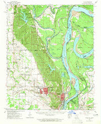 Latour Arkansas Historical topographic map, 1:62500 scale, 15 X 15 Minute, Year 1961