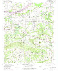 Lavaca Arkansas Historical topographic map, 1:24000 scale, 7.5 X 7.5 Minute, Year 1947