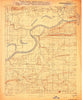 Lavaca Arkansas Historical topographic map, 1:62500 scale, 15 X 15 Minute, Year 1906