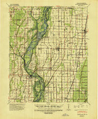 Leachville Arkansas Historical topographic map, 1:62500 scale, 15 X 15 Minute, Year 1941