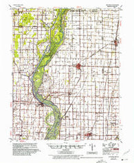 Leachville Arkansas Historical topographic map, 1:62500 scale, 15 X 15 Minute, Year 1956