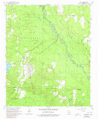Leola Arkansas Historical topographic map, 1:24000 scale, 7.5 X 7.5 Minute, Year 1965
