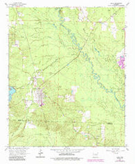 Leola Arkansas Historical topographic map, 1:24000 scale, 7.5 X 7.5 Minute, Year 1965