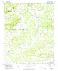 Letona Arkansas Historical topographic map, 1:24000 scale, 7.5 X 7.5 Minute, Year 1962