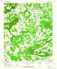 Letona Arkansas Historical topographic map, 1:24000 scale, 7.5 X 7.5 Minute, Year 1962