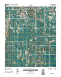 Lewisville Arkansas Historical topographic map, 1:24000 scale, 7.5 X 7.5 Minute, Year 2011