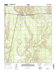 Lewisville Arkansas Current topographic map, 1:24000 scale, 7.5 X 7.5 Minute, Year 2014