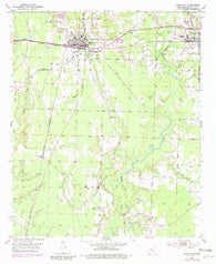 Lewisville Arkansas Historical topographic map, 1:24000 scale, 7.5 X 7.5 Minute, Year 1952