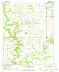 Lexa Arkansas Historical topographic map, 1:24000 scale, 7.5 X 7.5 Minute, Year 1971