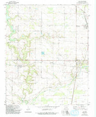 Lexa Arkansas Historical topographic map, 1:24000 scale, 7.5 X 7.5 Minute, Year 1971