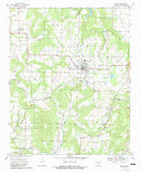Lincoln Arkansas Historical topographic map, 1:24000 scale, 7.5 X 7.5 Minute, Year 1970