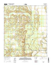Line Arkansas Current topographic map, 1:24000 scale, 7.5 X 7.5 Minute, Year 2014