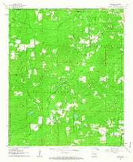 Lisbon Arkansas Historical topographic map, 1:24000 scale, 7.5 X 7.5 Minute, Year 1962