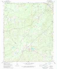 Lisbon Arkansas Historical topographic map, 1:24000 scale, 7.5 X 7.5 Minute, Year 1962